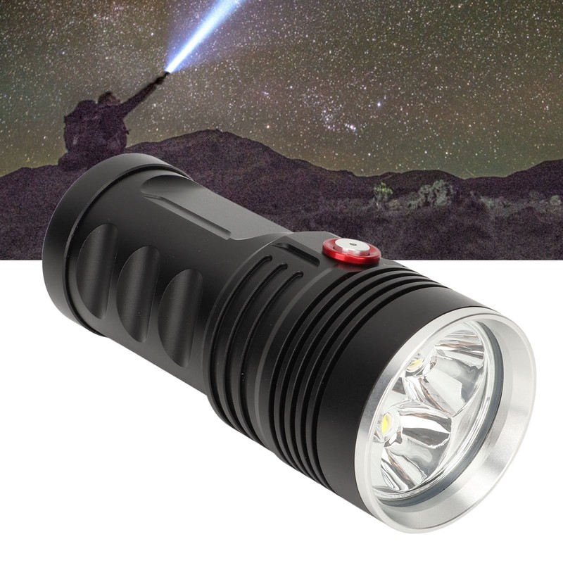 Rechargeable Flashlight Aluminum Alloy Ultra Bright Handheld Waterproof LED Emergency