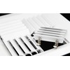 HVAC Premium 10'' w X 10'' h Extruded Aluminum Adjustable