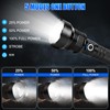 Flashlights High Lumens, 990000LM Rechargeable Flashlight Super Bright, Adjustable Focus