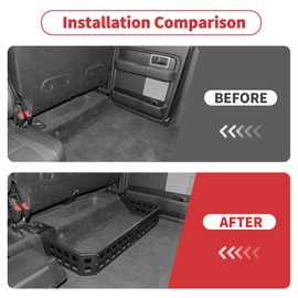 Linskip Under Seat Storage for Ford F150 2009-2014, Modular Storage Solution with MOLLE Panel for Organized Utility, Underseat Organizer
