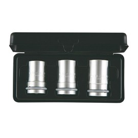 KTC (京都機械工具) Impact Wrench for Aluminum Wheel Nut Socket Set [12.7 SQ] (ABP4 – 17alp, 19alp, 21alp) 3 Coset atbp403al