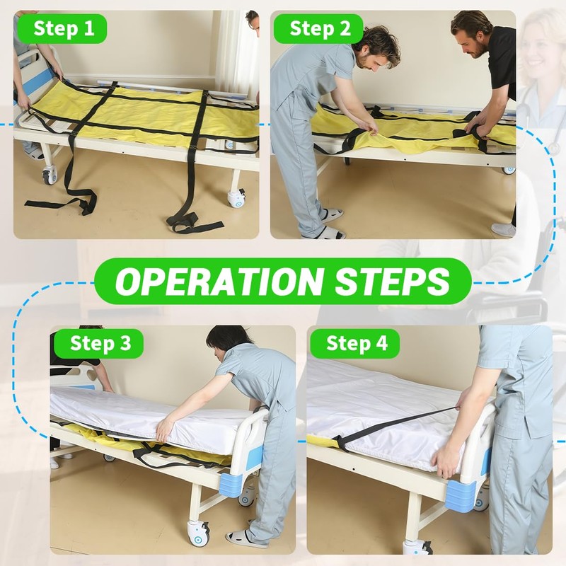 Rescue Essentials Emergency Evacuation Sheet for Bedridden Patient,Rescue Sheet with