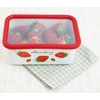 Fuji Hollow Strawberry Deep Square Container, M 0.4 gal (1.1