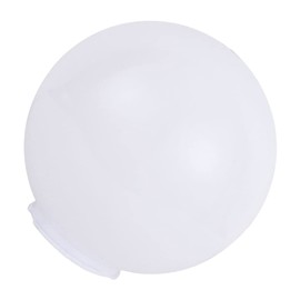 Lurrose Acrylic Globe Lamp Shade White Lamp Post Globe Lampshade Lamp Cover Replacement for Chandelier Ceiling Pendant Light Outdoor Lighting Fixture 20CM/ 9. 5CM