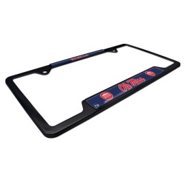 Ole Miss Mississippi Metal License Plate Frame
