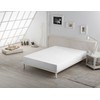Bajera ajustable color blanco - Cama de 90 (alto 28