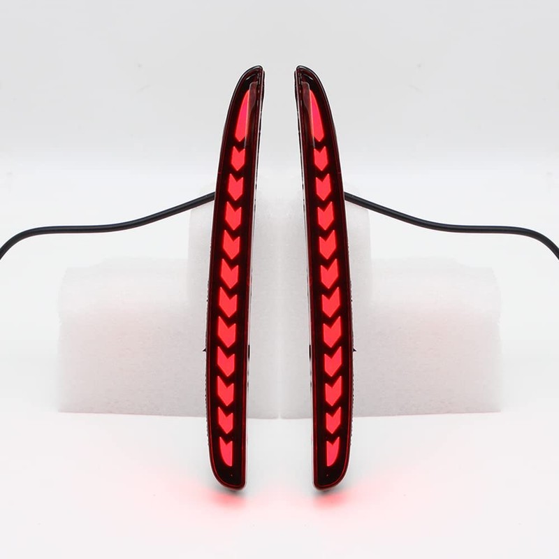 Dreamseek LED Reflector Rear Bumper Tail Light for Honda Civic