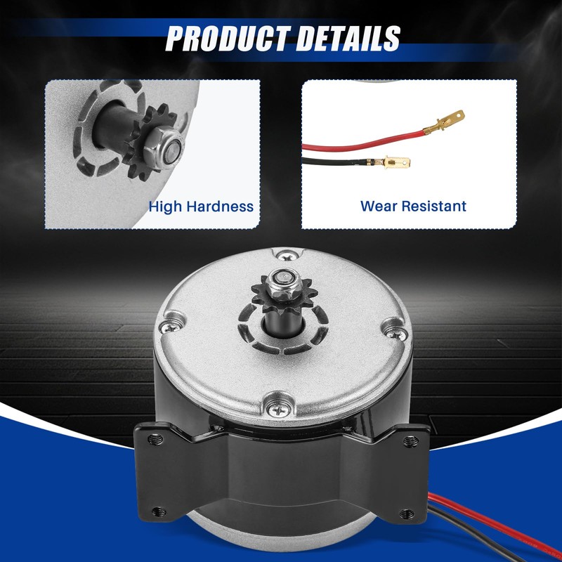MYFULLY 24V DC 350W Brushed Permanent Magnet Electric Motor Generator