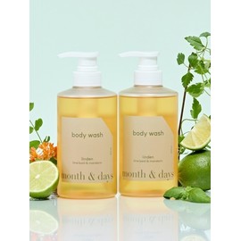 [1+1] Month & Days Perfume Care Body Wash Linden Lime & Basil Mandarin 500ml x 2 / [1+1] 먼스앤데이즈 퍼퓸케어 바디워시 린든 라임 앤 바질 만다린 500ml 2개