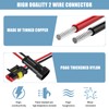 2 Pin Waterproof Wire Connector, 18AWG 10cm Male and Female
