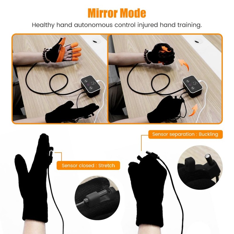 JBMBHC Finger and Hand Function Workout Recovery Device, Robotic Rehabilitative