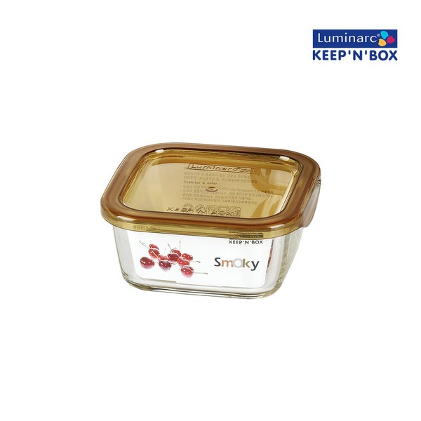 Luminac Keep&amp;Box Smoky Square (Small/380ml) / 루미낙 킵앤박스 스모키 정사각