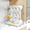 GoMaihe Baby Bottle Drying Rack: Space Saving Vertical Bottle Dryer