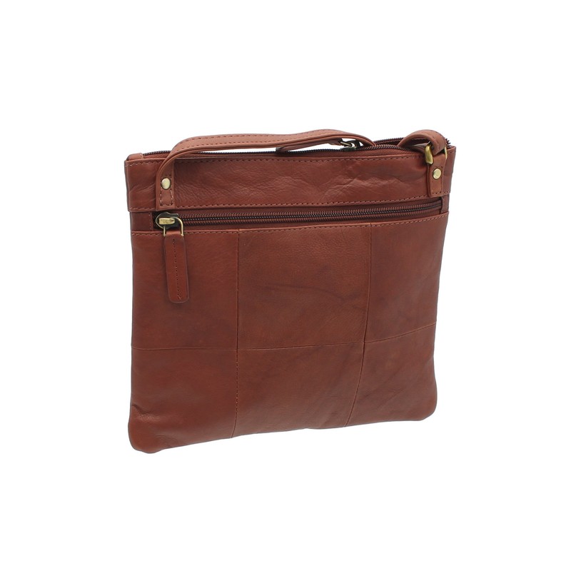 Visconti Leather Handbag Style 18608A - Brown