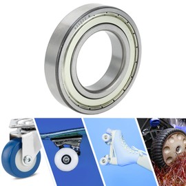 ACROPIX 6212ZZ & Deep Groove Ball Bearings P0 60x110x22mm Lubricated Bearings Double Metal Seal Silver Tone Scooter Skateboard Wheel