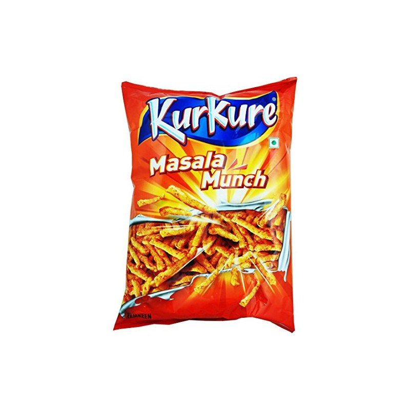 Kurkure Masala Munch, 95 grams (3.35 oz) - Vegetarian -