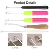 Qililandiy 13 Pieces Dreadlock Crochet Hook Tool Set for Hair