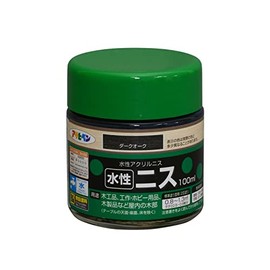 Asahipen Water-Based Varnish, Dark Oak, 3.4 fl oz (100 ml)