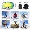 BOFAC Ski Goggles, Snow Goggles, Spherical Goggles, 180° Large View,