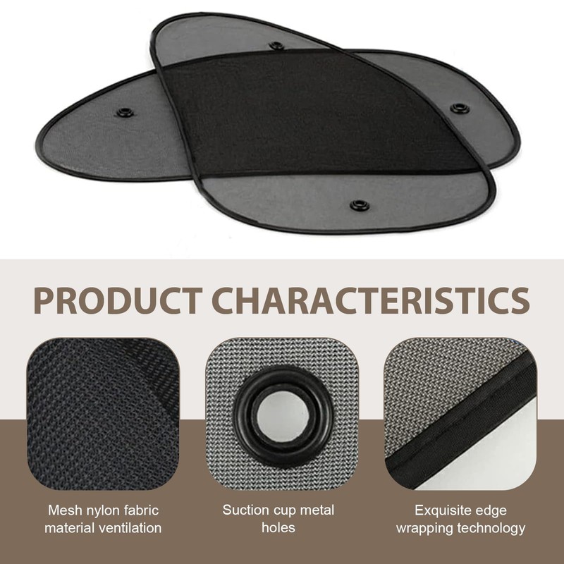 DACIRTY 2 PCS Side Window Sun Shade, Sun-proof and Heat