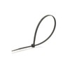 Professional cable ties in black, neutral colours, pack of 100,