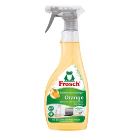 Frosch Orangen Multiflächen-Reiniger, für streifenfreien Glanz und kraftvolle Sauberkeit für alle glatten Flächen, Sprühflasche, 1er Pack (1 x 500 ml)