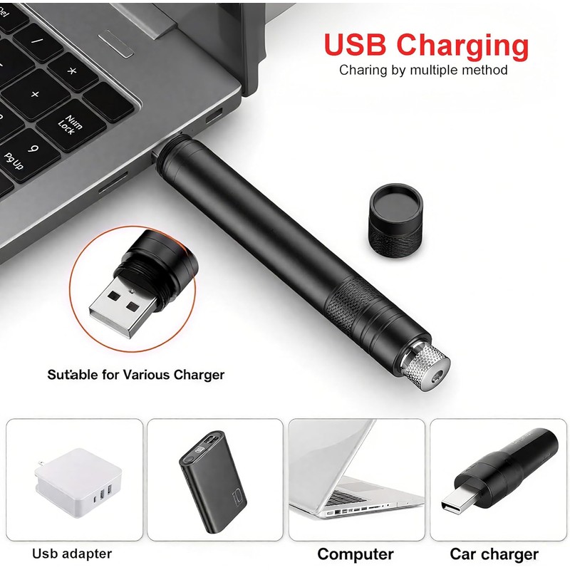 Rechargeable Red Laser Pointer - Long-Range Laser Pointer High Power