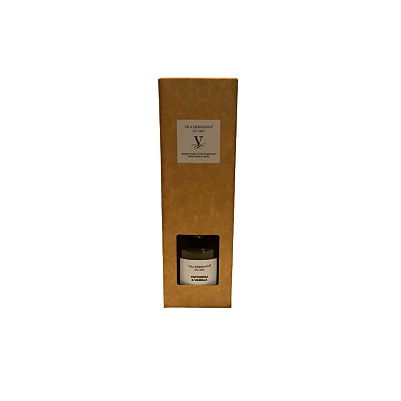 Vila Hermanos Patchouli and Vanilla Small Reed Diffuser 3.3 Fl