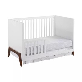 Oxford Baby Mari Modern 3-in-1 Island Crib to Toddler Bed Guard Rail Conversion Kit, White, GreenGuard Gold Certified