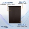 RecPro Chocolate RV Roller Shades | Slow-Rise Roller Shades |