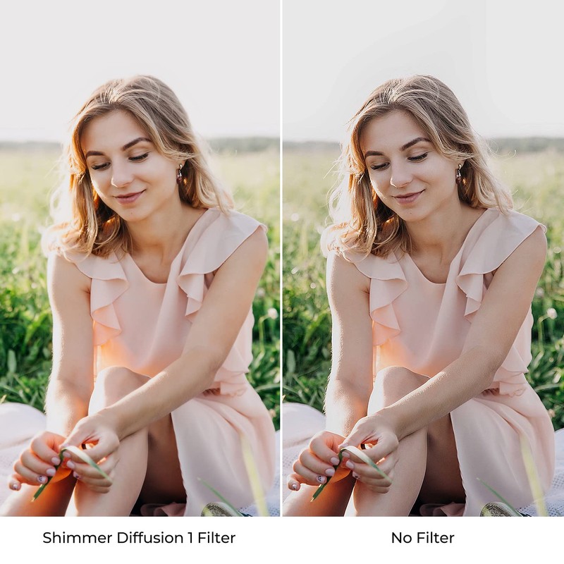 K&F Concept 62mm Shimmer Diffusion 1 Filter Glimmer Effect Multi