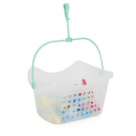 OurHouse Bucket with 24 Pegs, Grey, 1 Size