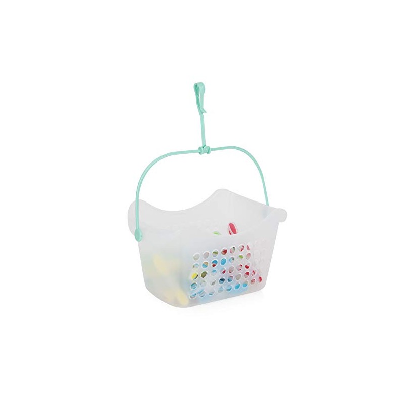 OurHouse Bucket with 24 Pegs, Grey, 1 Size