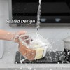 4 in 1 Compartment Seasoning Containers Set, Condiment Storage with