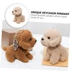 TENDYCOCO Key Chain Puppy Key Ring Puppy Bag Pendant Lovely