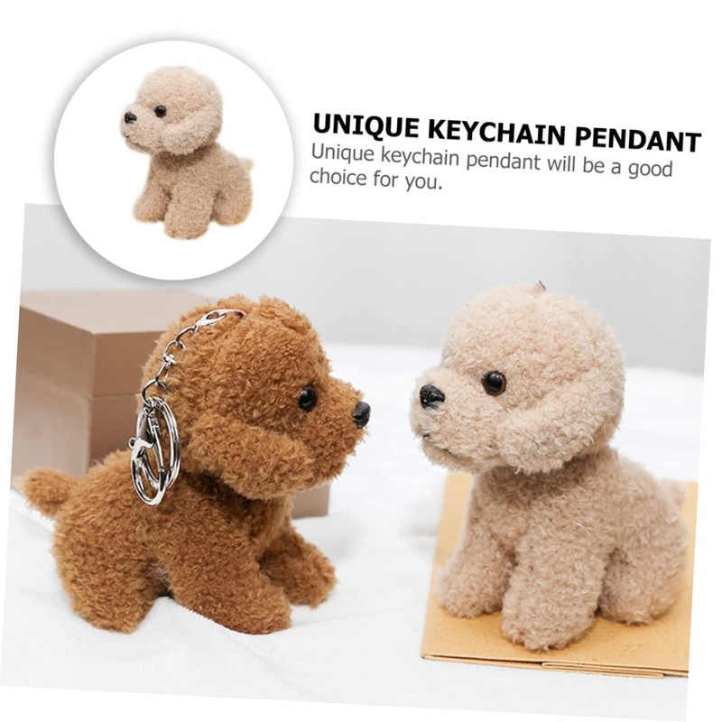 TENDYCOCO Key Chain Puppy Key Ring Puppy Bag Pendant Lovely