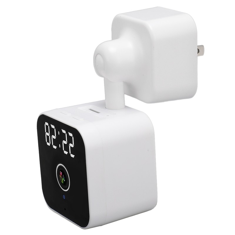 Indoor Security Camera with Clock 2.4G WiFi Wireless HD 3MP