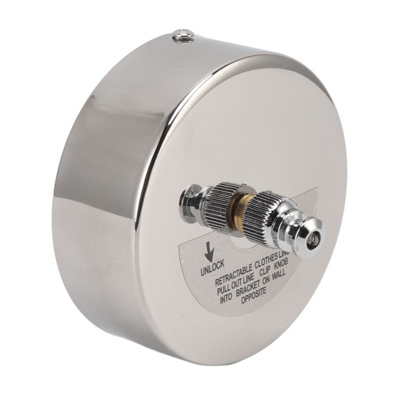 Retractable Clothesline 304 Stainless Steel Safety Auto Retraction Double Pulley