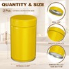 sourcing map 2Pcs Round Tea Canisters, 5" x 3" Airtight