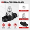 RED WOLF 12V 250A Power Distribution Block 5/16" Single Stud