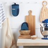 KitchenAid Beacon Two-Tone Non-Slip Mini Oven Mitt Set, Navy/Ink, 5.5"x8",