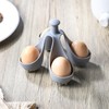 Silicone Egg Boiler Rack for Making Soft or Hard Boiled