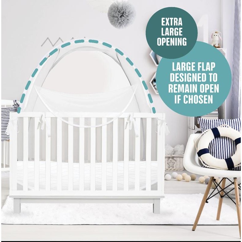 KINDERSENSE Baby Safety Crib Tent - Designed for Baby Safety,