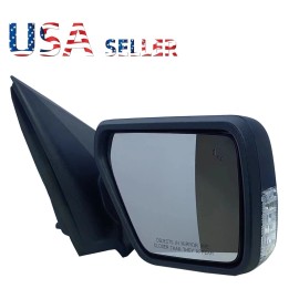Espejo retrovisor lateral derecho pasajero con BLIS y luz plegable Manua para Ford F-150 21-26