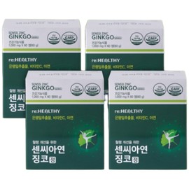 Sensei Zinc Blood circulation Blood circulation Memory improvement Antioxidant 1 pill a day High content Ginkgo leaf extract Ginkgo tablet Vitamin, 4, 60 tablets / 센씨아연 혈액순환 혈행 기억력 개선 항산화 하루 한알 고함량 은행잎추출물 징코 정 비타민, 4개, 60정