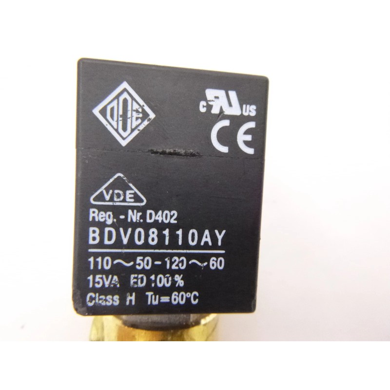 ODE Granzow Solenoid Valve BDV08110AY 1/2" 110-50-120-60 15VA
