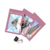 120 Pcs Resealable Bags Clear Holographic Foil Pouch bags for