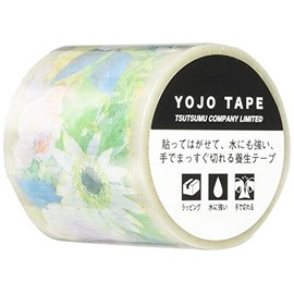 Wrap Curing Tape Glitter Flower White TM058