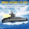 Amoyasite Nuclear Submarine Building Set, 1498 Pcs WWII Military Military