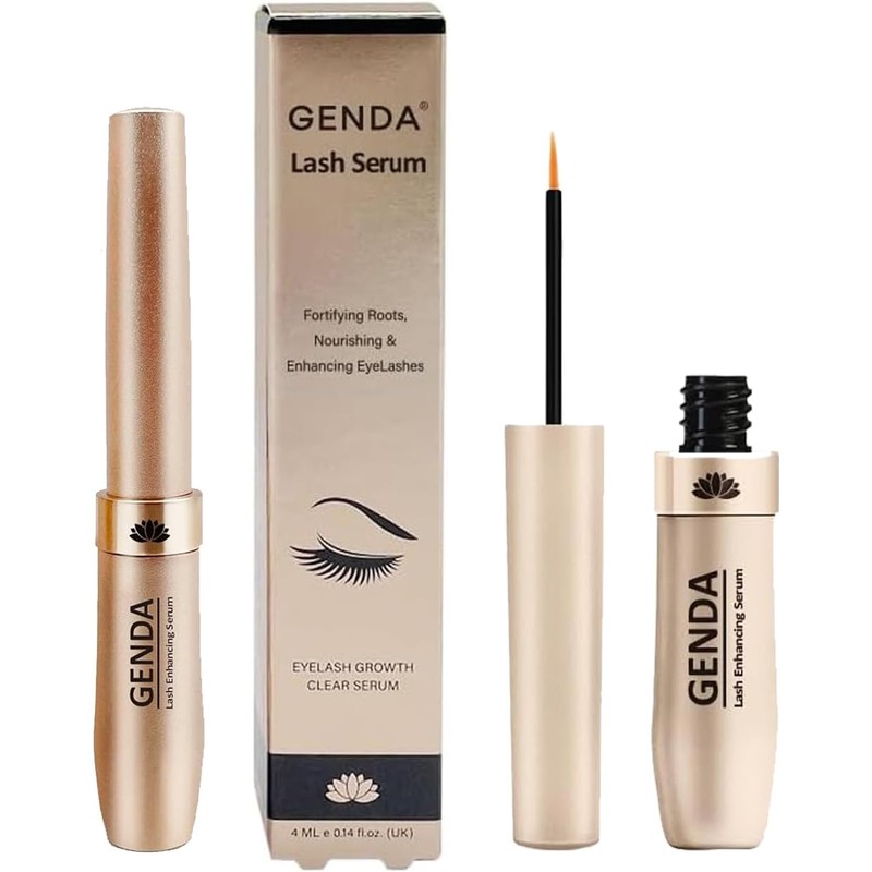GENDA Eyelash Serum for Eyelash Growth, Thicker, Fuller and Longer